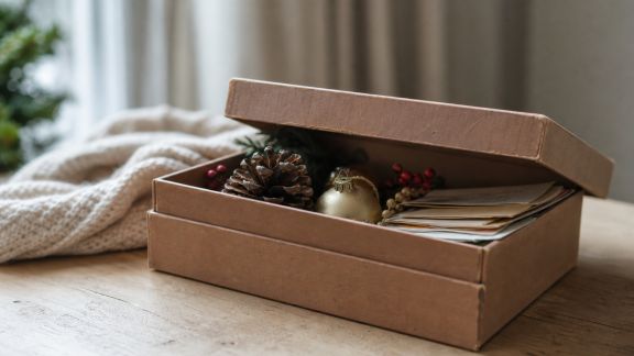 Fabriquer une boîte à souvenirs de Noël pour immortaliser chaque année