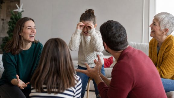 Mimes de Noël : défis rigolos pour animer votre soirée familiale