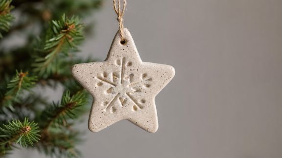 Tutoriel : fabriquer une étoile de Noël en pâte fimo pour le sapin