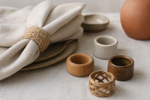 Personnaliser ses ronds de serviette pour une touche unique