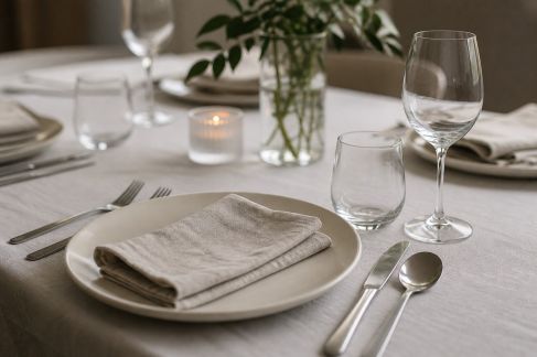 Comment garder une table impeccable pendant tout le repas de fête