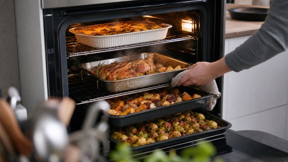 Dîner de fête : comment optimiser la cuisson de plusieurs plats en même temps