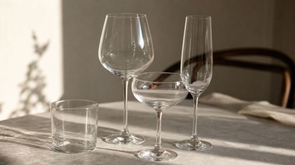 Choisir et disposer les verres pour sublimer vos boissons de fête