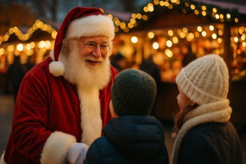 Rencontrer le Père Noël : où le trouver sur les marchés de Noël ?