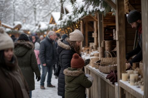 Photographier les marchés de Noël : conseils pour immortaliser la magie hivernale