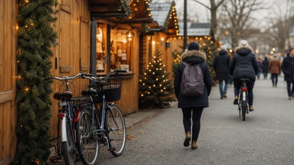 Focus sur les marchés de Noël accessibles en transport doux (vélo, covoiturage)