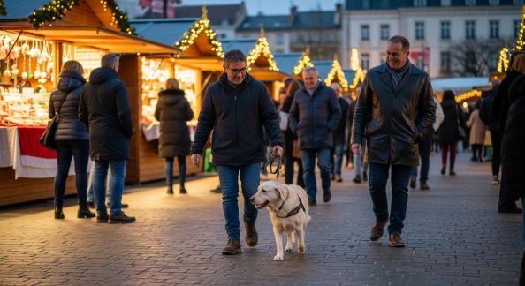 Marchés de Noël et animaux : guides des lieux pet-friendly