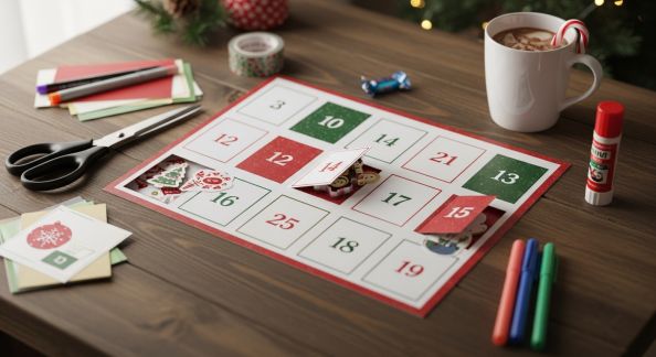 Le calendrier de l’Avent à imprimer : modèles gratuits et conseils d’utilisation