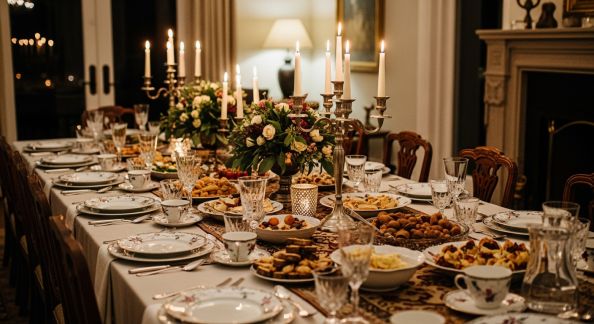 Préparer une table festive adaptée aux grandes tablées familiales