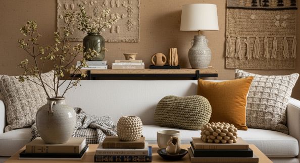 Miser sur les textures pour une ambiance chaleureuse et raffinée