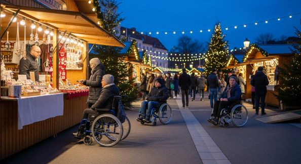 Les marchés de Noël accessibles aux personnes à mobilité réduite : guide et conseils pratiques