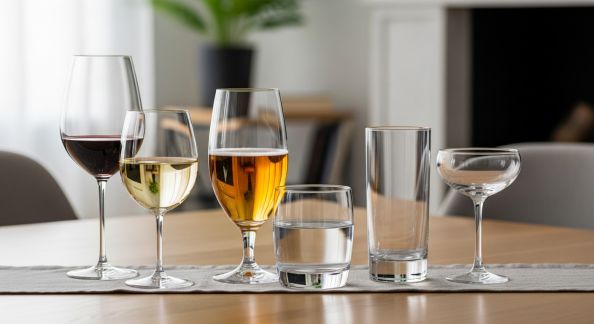 Comment associer les verres pour une présentation harmonieuse