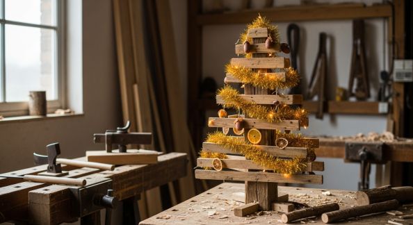 Fabriquer un sapin de Noël en palette de bois : étapes et astuces faciles
