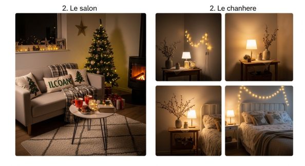 Créer un coin cosy dédié à Noël dans chaque pièce
