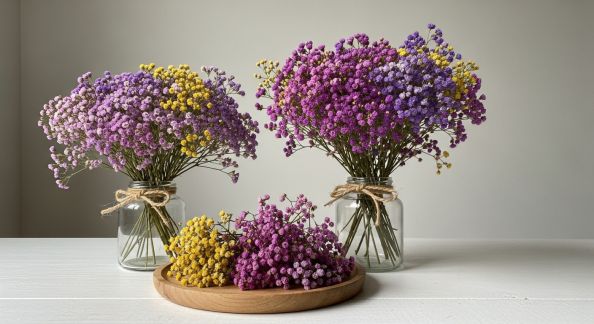 Utiliser les fleurs séchées pour une déco de table de saison