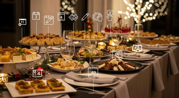 Comment planifier son buffet de Noël étape par étape