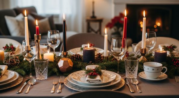 Mélanger tradition et modernité : idées pour une table de Noël originale