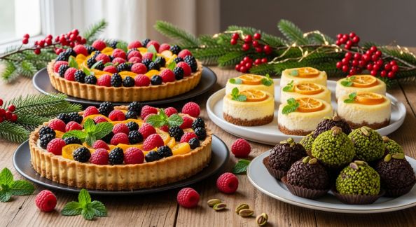 Desserts de fête sans sucre raffiné : gourmandise et santé au rendez-vous