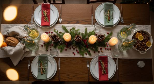 Petits gestes pour limiter les déchets autour de la table à Noël