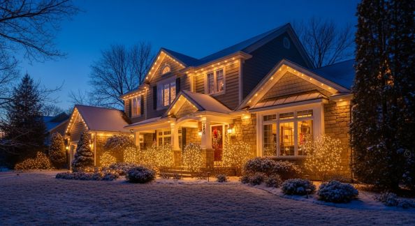 Éclairage de fêtes : comment sublimer votre maison pour Noël