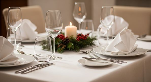 Comment dresser une table de Noël élégante sans se compliquer la vie