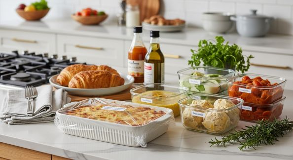 Préparer un dîner de fête à l'avance : organisation et recettes à congeler