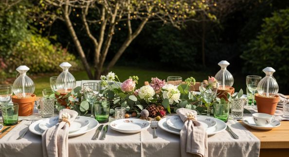 Conseils pour une présentation de table festive éco-responsable