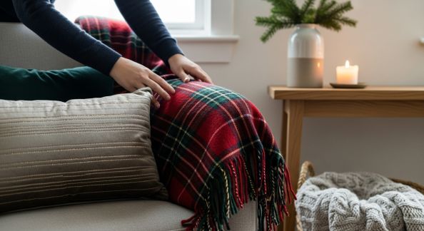 Utiliser des textiles pour transformer votre intérieur pendant les fêtes