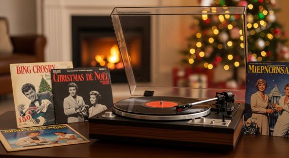 Créer sa playlist vintage : les grands classiques de Noël des années 50 à 80