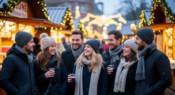 Partir en groupe : organiser une sortie de marché de Noël entre amis