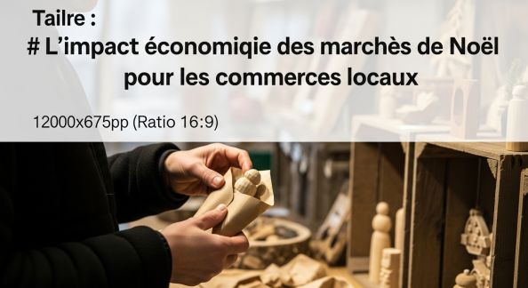L’impact économique des marchés de Noël pour les commerces locaux