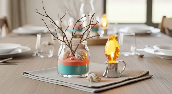 Fabriquer des centres de table décoratifs sans se ruiner
