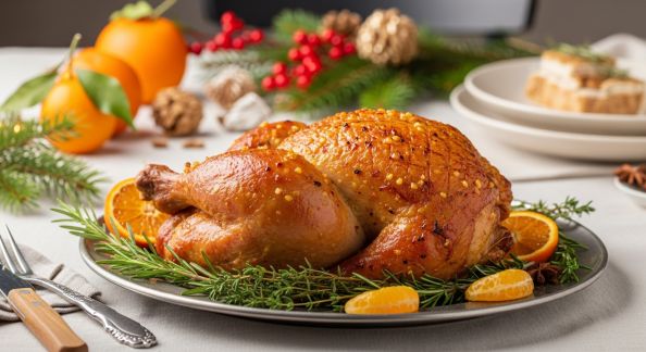 Secrets pour préparer une volaille festive juteuse et savoureuse