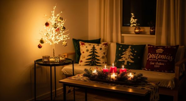 Petits espaces : astuces pour une décoration de fête réussie
