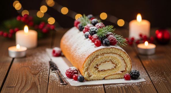 Secrets pour réussir une bûche de Noël maison inratable