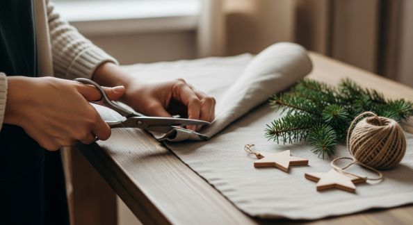 Créer des chemins de table DIY faciles et économiques pour Noël